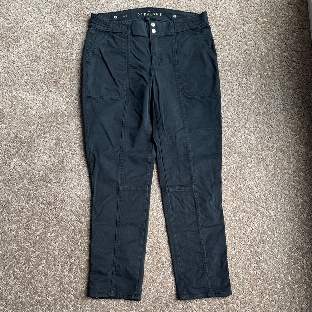 WHBM Black Cropped Pants